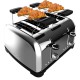 Toastin’ time 1700 Double Inox CEC-04828 - Φρυγανιερα 4 Θεσεων 1700 W Inox