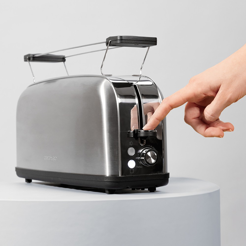 Toastin’ time 850 Inox Long CEC-04816 - Retro Φρυγανιερα 2 Θεσεων 850 w inox