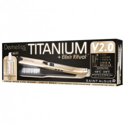 TITANIUM V2.0 ELIXIR RITUAL - Ψηφιακή Πρέσα Μαλλιών Με Ατμό & Πλάκες Τιτανίου 230˚C