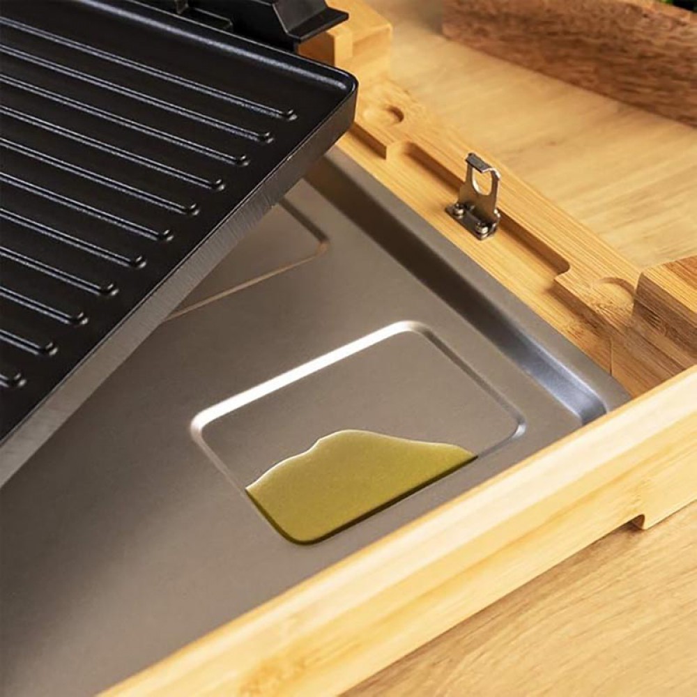 Tasty&Grill 2000 Bamboo Black CEC-03058 - Ηλεκτρική Ψηστιέρα - Γκριλιερα 2000 W Tasty&Grill 2000 Bamboo Black CEC-03058 - Ηλεκτρική Ψηστιέρα - Γκριλιερα 2000 W