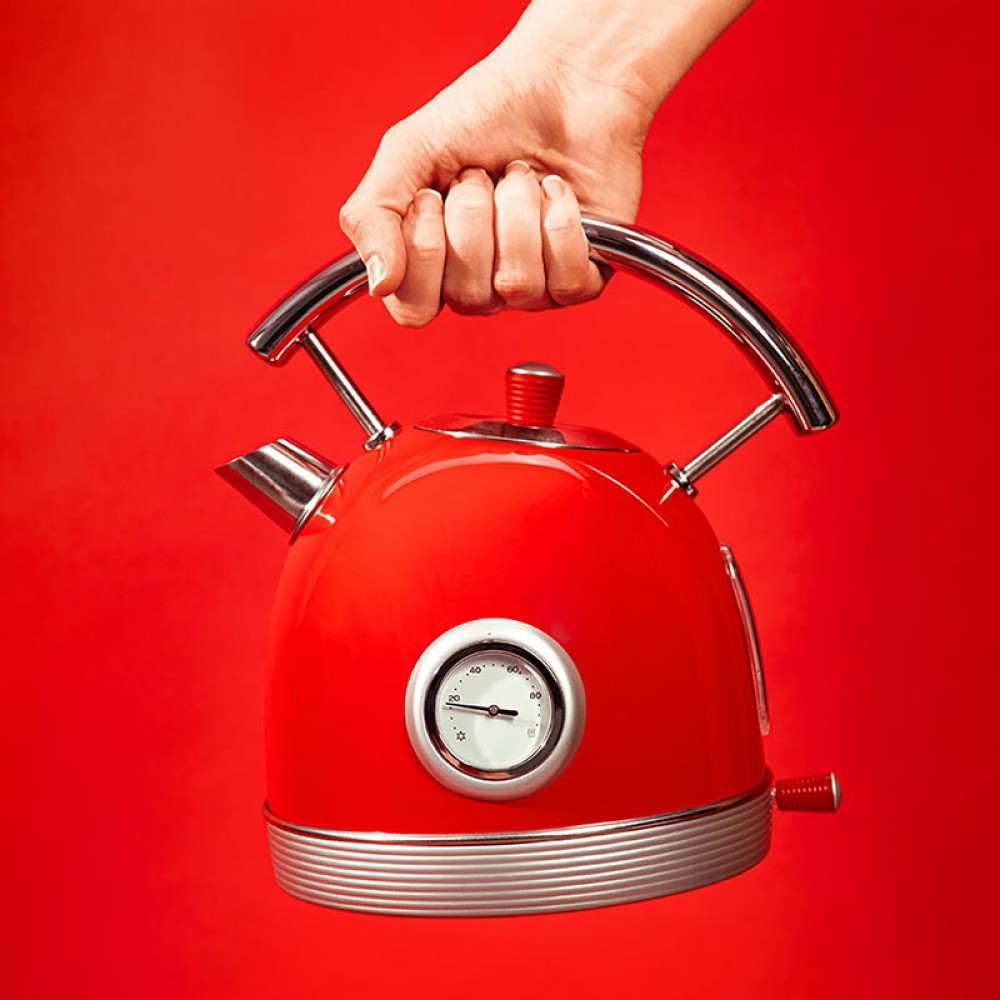 Thermosense 420 Vintage Light Red CEC-01981 - Βραστήρας 1.8 Lt 2200 W Κόκκινος