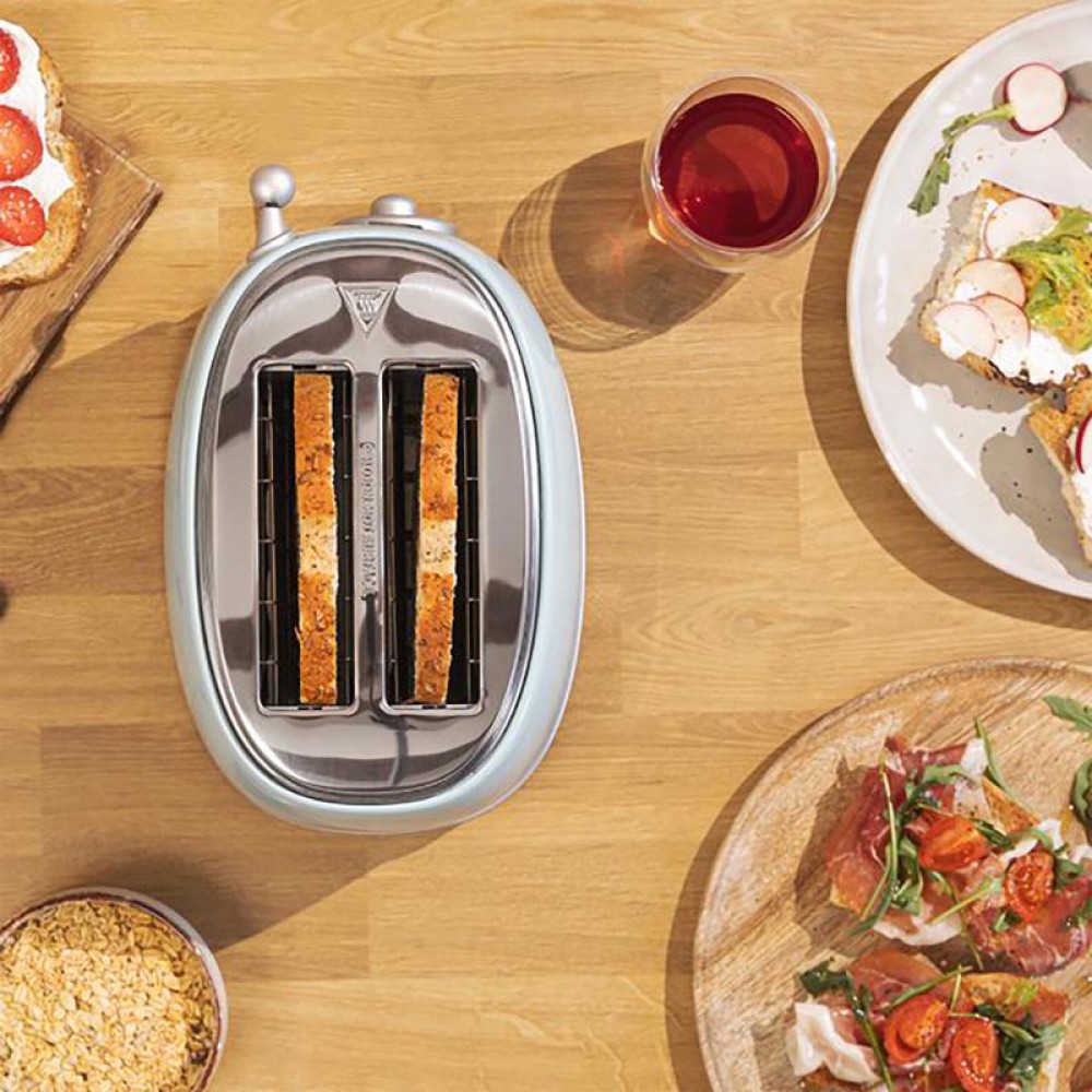 Toast&Taste 800 Vintage Light Blue CEC-03208 - Φρυγανιέρα 2 Θέσεων 850 W Μπλε