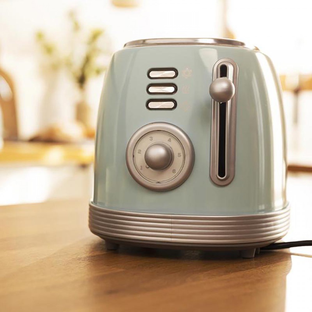 Toast&Taste 800 Vintage Light Blue CEC-03208 - Φρυγανιέρα 2 Θέσεων 850 W Μπλε