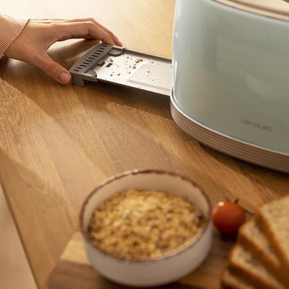 Toast&Taste 800 Vintage Light Blue CEC-03208 - Φρυγανιέρα 2 Θέσεων 850 W Μπλε