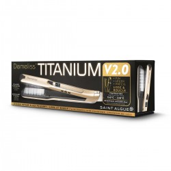 TITANIUM V2.0 - Ψηφιακή Πρέσα Μαλλιών Με Ατμό & Πλάκες Τιτανίου 230˚C