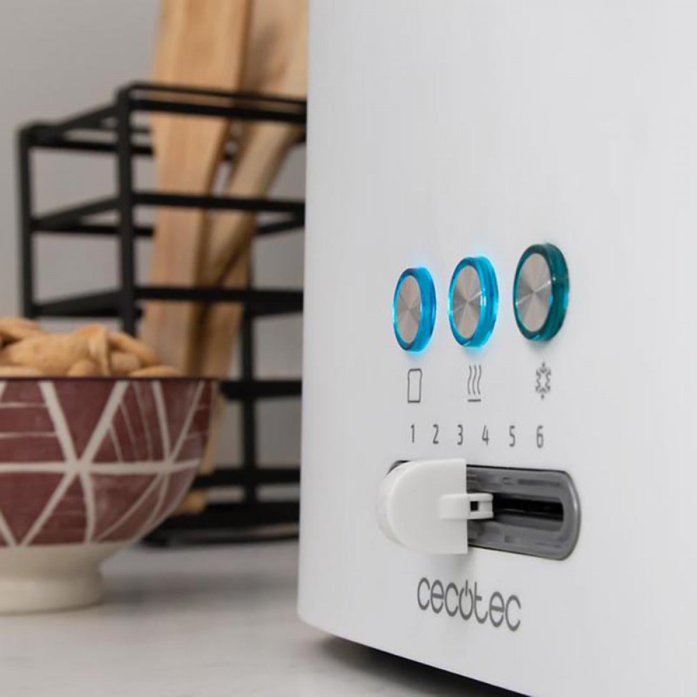 Toast&Taste 16000 Extra Double White CEC-03190 - Φρυγανιερα 2 Θεσεων 1630 W Λευκη