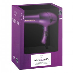 VELOCE 3800 PRO PURPLE - Επαγγελματικό Πιστολάκι Μαλλιών Με Στενό Στόμιο 2200 W