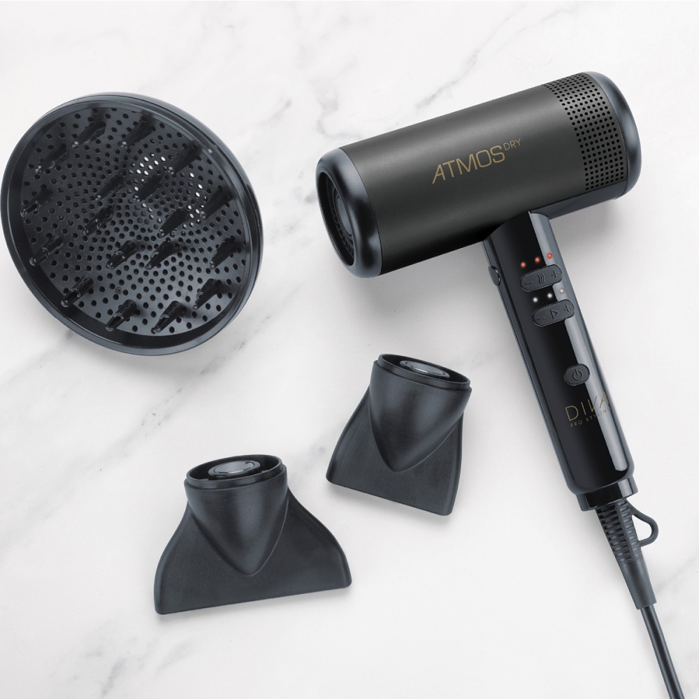 ATMOS DRY (ATM001) ECO - Επαγγελματικό Πιστολάκι Μαλλιών Με Στενό Μαγνητικό Στόμιο & Φυσούνα 2000 W
