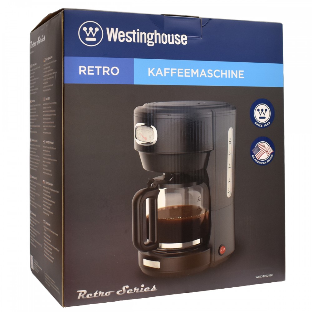 WKCMR621BK - Καφετιέρα Φίλτρου 1000 W Μαύρη Retro Series