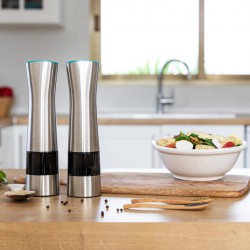 InstantMill Press Duo CEC-04281 - Σετ Ηλεκτρικοί Μύλοι Μπαχαρικών Inox 2 Τμχ