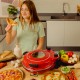Fun Pizza&Co Mamma Mía Vista CEC-03826 - Παρασκευαστής Πίτσας 1200W Κόκκινος