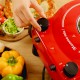 Fun Pizza&Co Mamma Mía Vista CEC-03826 - Παρασκευαστής Πίτσας 1200W Κόκκινος