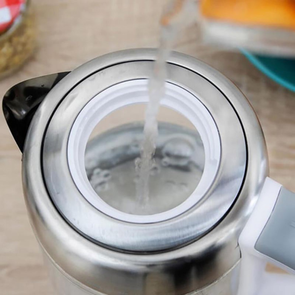 Thermosense 370 Clear CEC-01511 - Βραστήρας 1.7 Lt 2200 W Ασημί