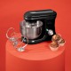 Cecomixer Merengue 5L 1200 Black CEC-04380 - Κουζινομηχανή 1200 W με Ανοξείδωτο Κάδο 5 Lt