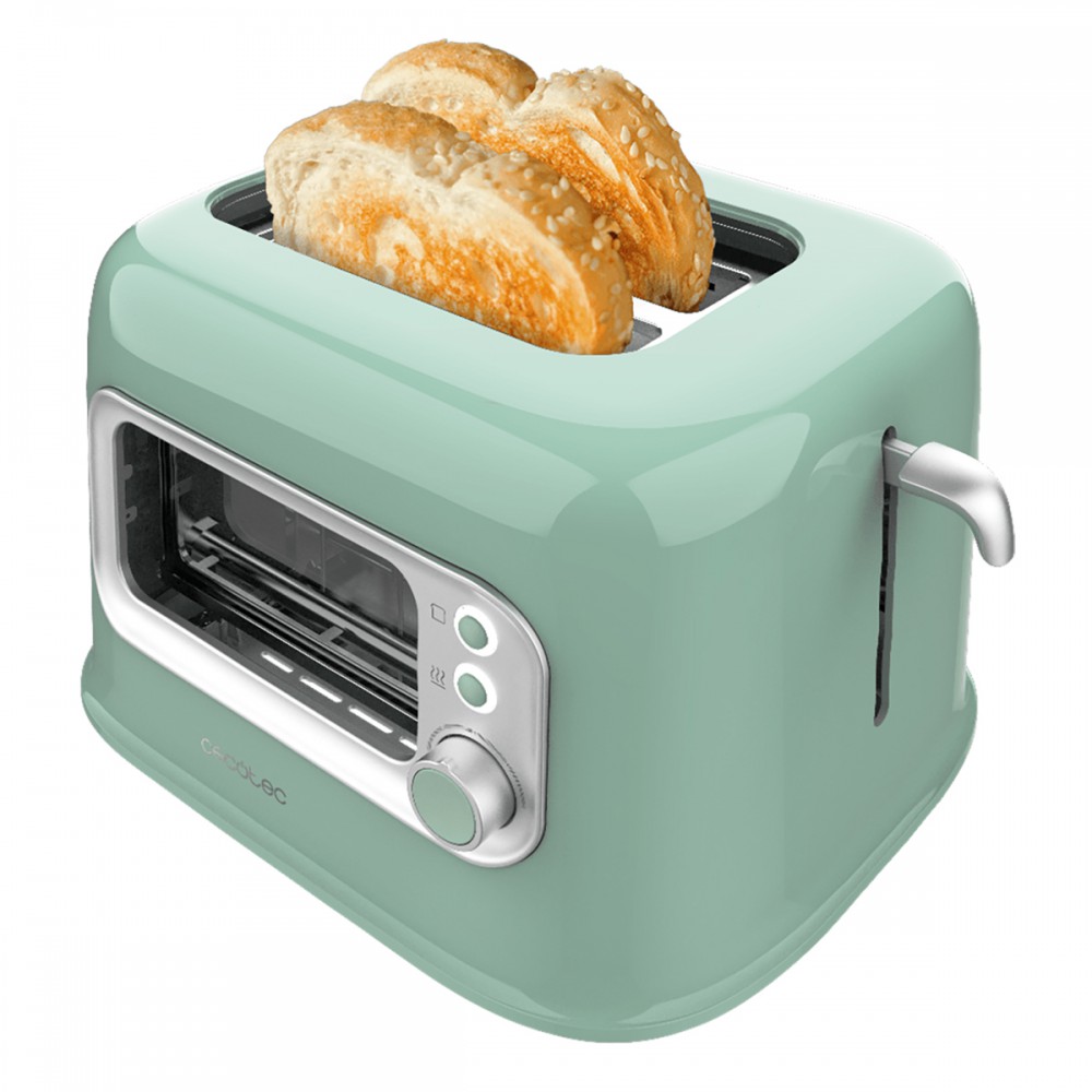 Retro Vision Green CEC-08040 - Retro Φρυγανιέρα 2 Θέσεων 700W