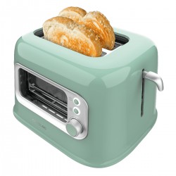 Retro Vision Green CEC-08040 - Retro Φρυγανιέρα 2 Θέσεων 700W