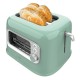 Retro Vision Green CEC-08040 - Retro Φρυγανιέρα 2 Θέσεων 700W