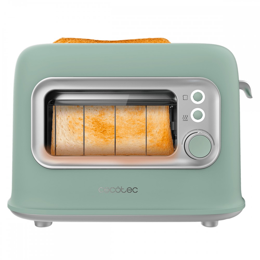 Retro Vision Green CEC-08040 - Retro Φρυγανιέρα 2 Θέσεων 700W
