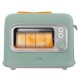 Retro Vision Green CEC-08040 - Retro Φρυγανιέρα 2 Θέσεων 700W