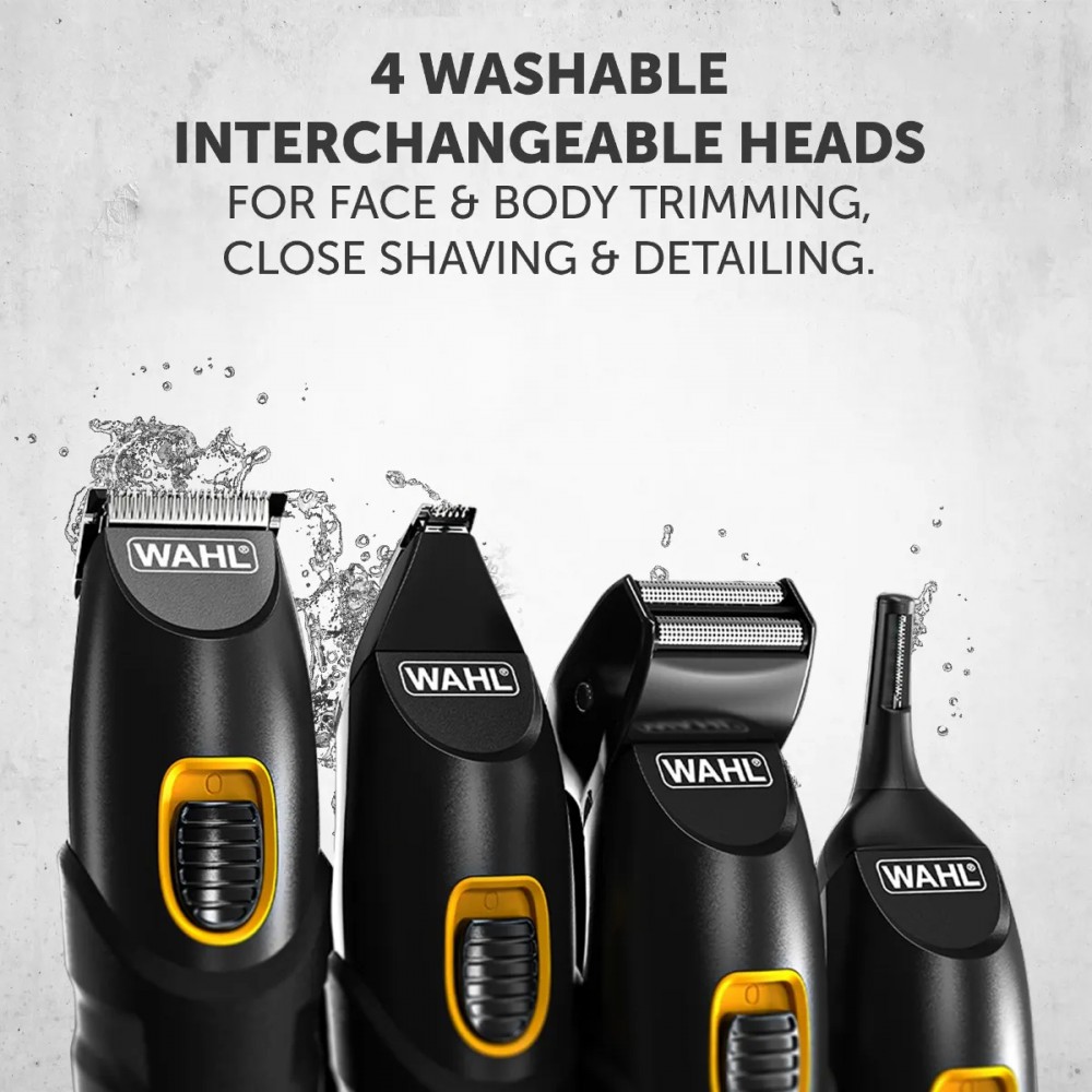 EXTREME GRIP ADVANCED - Επαναφορτιζόμενο Trimmer Προσώπου / Σώματος με 4 Κεφαλές  102281