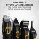 EXTREME GRIP ADVANCED - Επαναφορτιζόμενο Trimmer Προσώπου / Σώματος με 4 Κεφαλές  102281