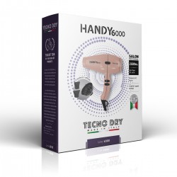 Handy 6000 Superpower Pink 6000 Line - Επαγγελματικό Πιστολάκι Μαλλιών Με 2 Στόμια 2400 W