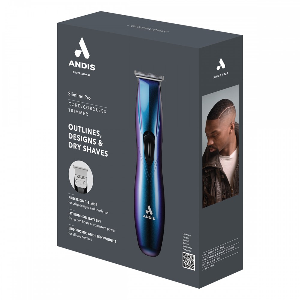 SLIMLINE PRO - GALAXY
D-8 #561561 - Επαγγελματικό Ρεύματος-Επαναφορτιζόμενο Trimmer T-BLADE | 102337