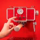 Power Espresso 20 Tradizionale Light Red CEC-01727 - Μηχανή Espresso 1350 W Πίεσης 20 Bar Κόκκινη
