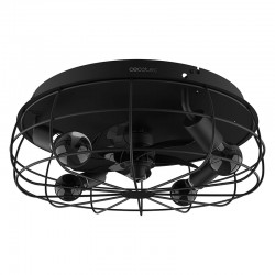 EnergySilence LampAero 600 Iron Design 08638 - Ανεμιστήρας Οροφής 2 Σε 1 Διπλής Κατεύθυνσης Με Τηλεχειριστήριο 20W