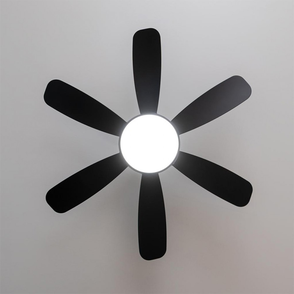 ENERGYSILENCE AERO 5200 BLACK PRO 08559 - Ανεμιστήρας Οροφής 2 σε 1 36 W