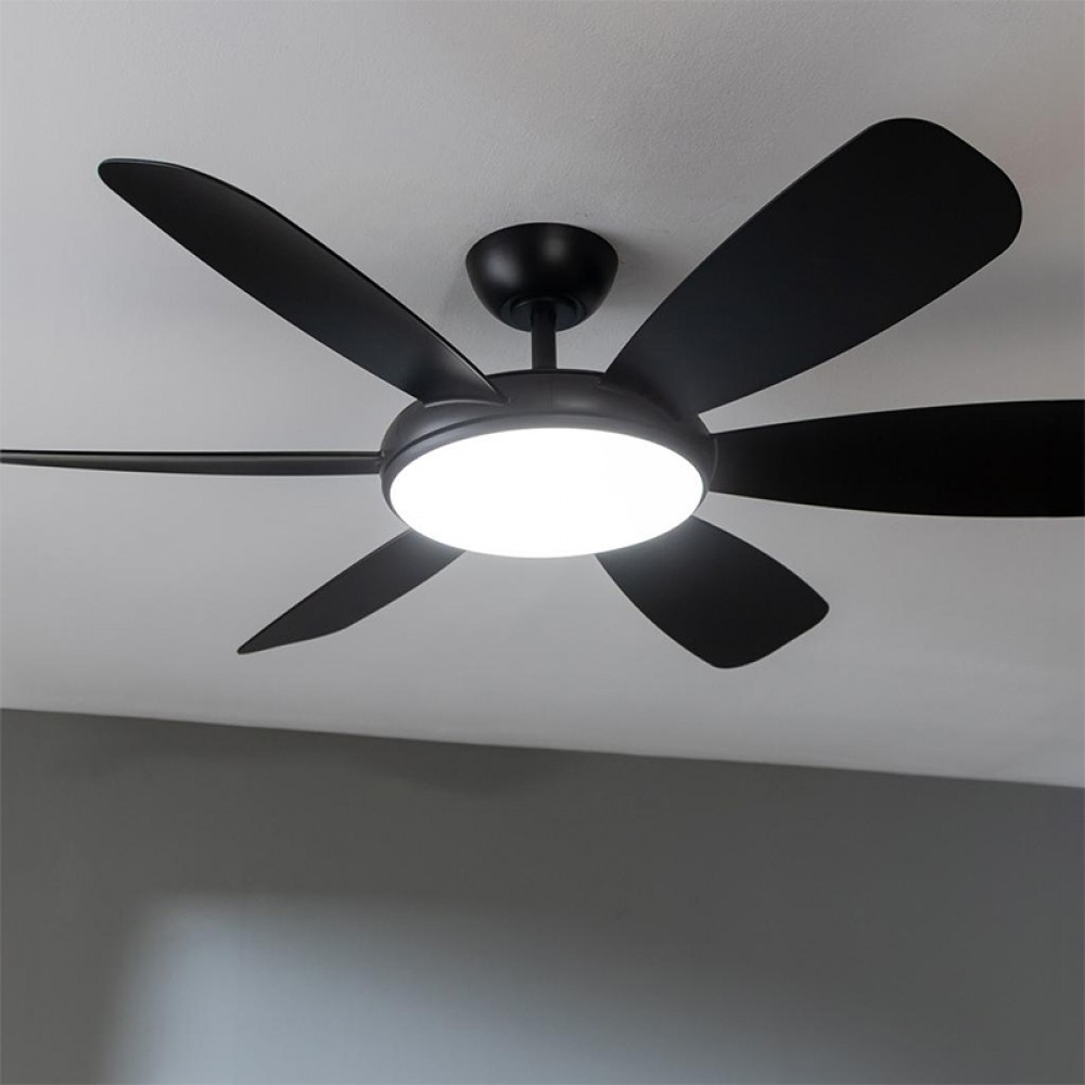 ENERGYSILENCE AERO 5200 BLACK PRO 08559 - Ανεμιστήρας Οροφής 2 σε 1 36 W
