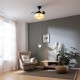 ENERGYSILENCE AERO 3600 INVISIBLE NATURAL STYLE 08624 - Ανεμιστήρας Οροφής 2 Σε 1 με Τηλεχειριστήριο 25W