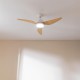 ENERGY SILENCE AERO 5200 WHITE WOOD 08492 - Ανεμιστήρας Οροφής 2 Σε 1 62W