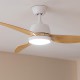ENERGY SILENCE AERO 5200 WHITE WOOD 08492 - Ανεμιστήρας Οροφής 2 Σε 1 62W