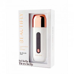 B-SCRUB PRO - Σπατούλα Cavitation Peeling Προσώπου για Καθαρισμό/Αντιγήρανση με Υπερηχητικές Δονήσεις, Φωτοθεραπεία, ΙΟΝ+/-και EMS