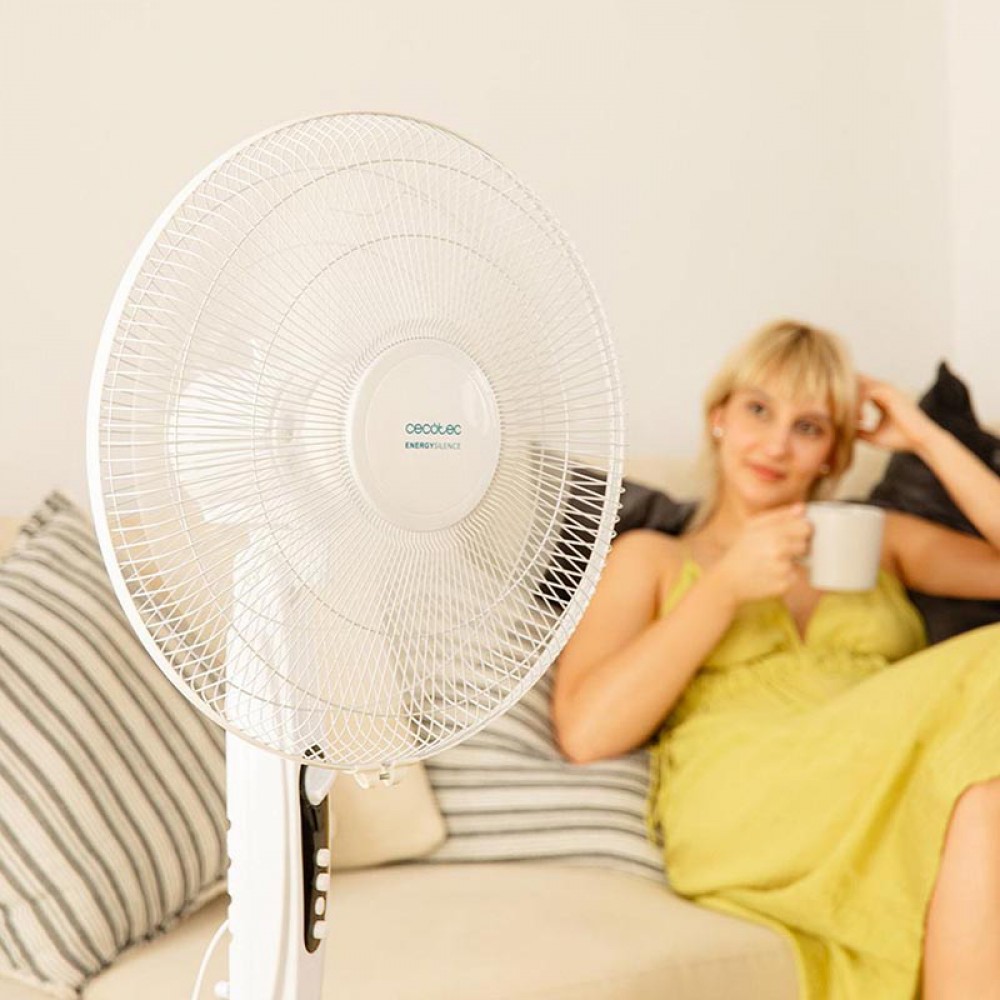 ENERGYSILENCE 515 MAXFLOW WHITE 08297 - Ανεμιστήρας Ορθοστάτης 45W| 40cm