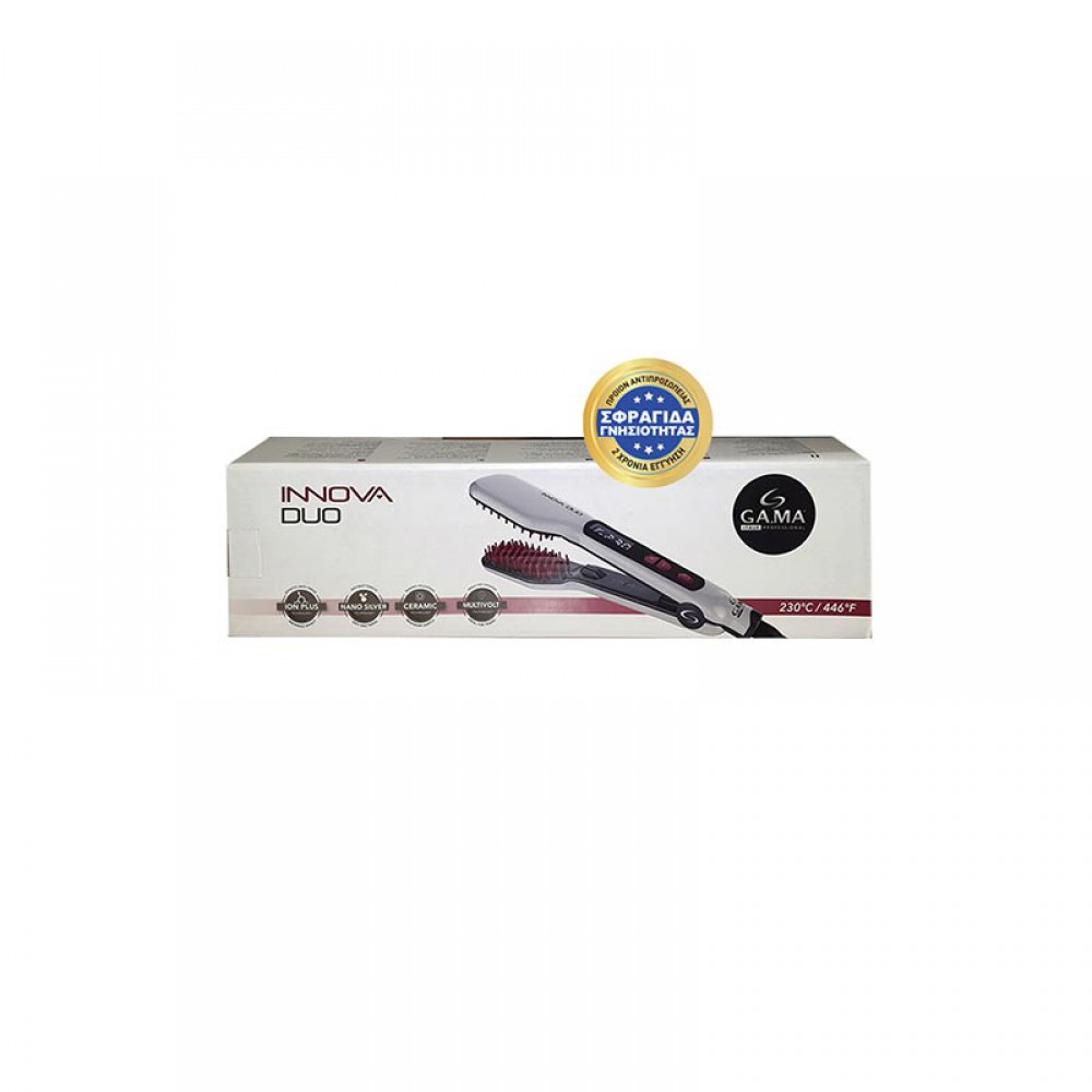 INNOVA DUO - Ηλεκτρική Ψηφιακή Βούρτσα Κεραμική Για Ίσιωμα 63 W
