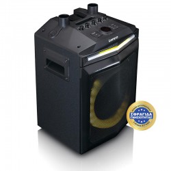 PA-220BK - Party Σύστημα Karaoke Με Bluetooth, Aποσπώμενη Μπάρα Led & 2 Ασύρματα Μικρόφωνα Μαύρο