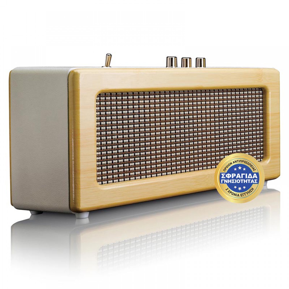 BT-300OK - Φορητό Ηχείο 20 W Με Bluetooth & Διάρκεια Μπαταρίας Έως 8 Ώρες Καφέ