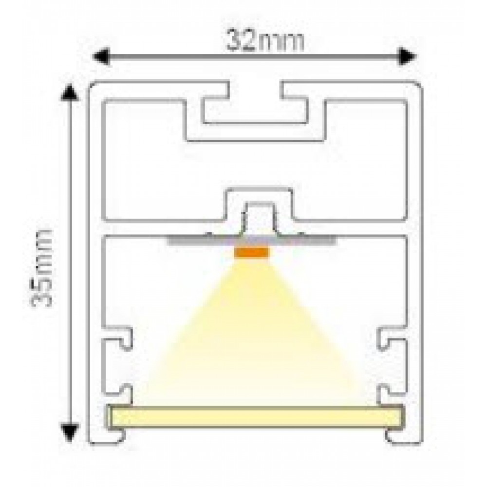 LED Γραμμικό Κρεμαστό Φωτιστικό Σειρά HOLY Σε 3 Σχήματα - Στρογγυλό, S και Ευθεία