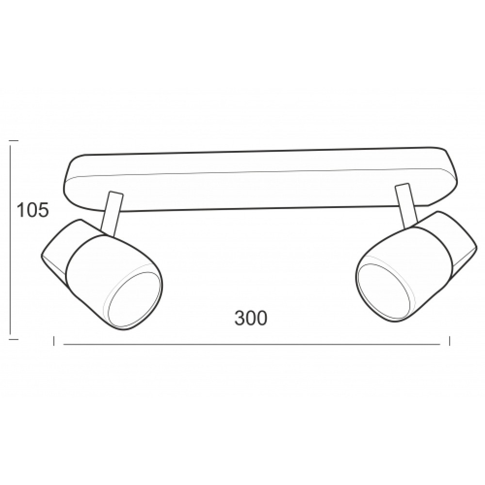 Μεταλλικό Νίκελ Ματ Σπότ 2xG9 Με Διάφανο Υψηλής Καθαρότητας Γυαλί Και Με Δυνατότητα Περιστροφής