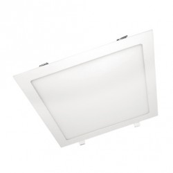 26W LED SMD Τετράγωνο Χωνευτό Slim Panel Σε Λευκό Χρώμα 120º 230V IP44 MARA ACA