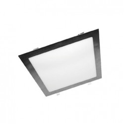 14W LED SMD Τετράγωνο Χωνευτό Slim Panel Σε Νίκελ Ματ Χρώμα 120º 230V IP44 MARA ACA