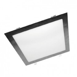 26W LED SMD Τετράγωνο Χωνευτό Slim Panel Σε Νίκελ Ματ Χρώμα 120º 230V IP44 MARA ACA