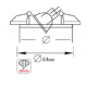 Inset Movable Spotlight for MR11 ACA Inset Movable Spotlight for MR11 ACA