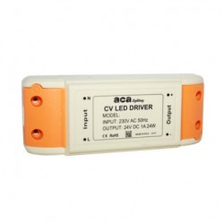 36W LED CV Mini Πλαστικό Τροφοδοτικό 24V DC - 230V AC IP20 ACA