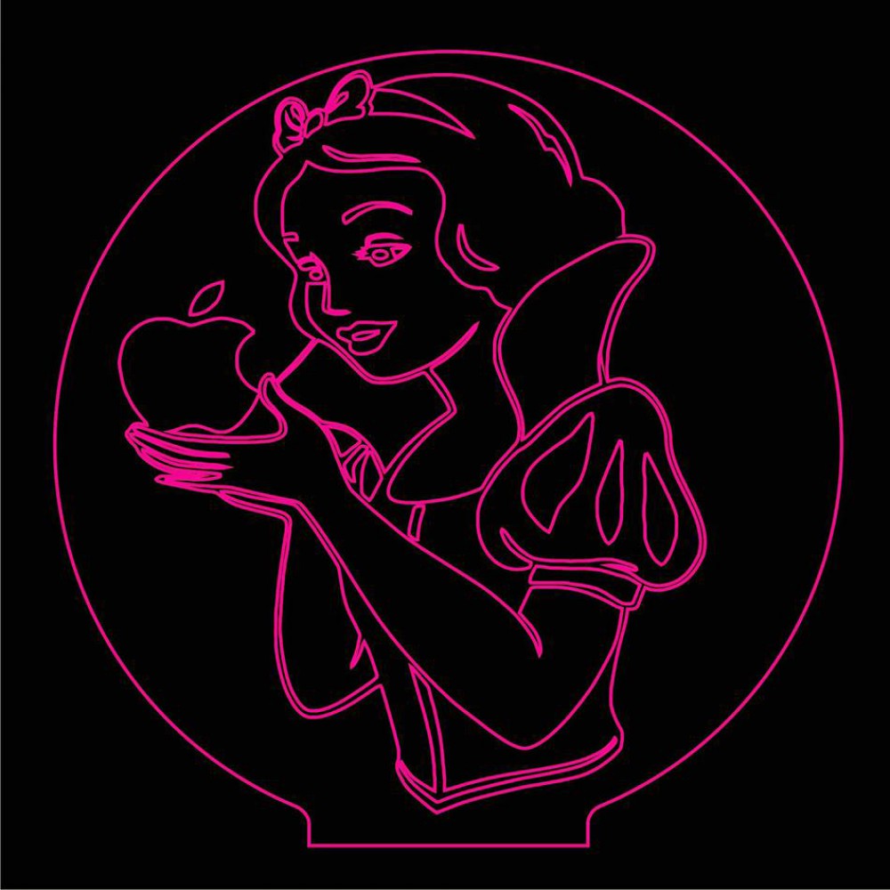 LED Φωτιστικό Χαραγμένο Plexiglass Με Σχέδιο Χιονάτη Με Διακόπτη ON/OFF AlphaLed