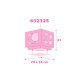 Φωτιστικό οροφής Με Διπλό Τοίχωμα Σε Σχέδιο Pink Moon E27 Ango