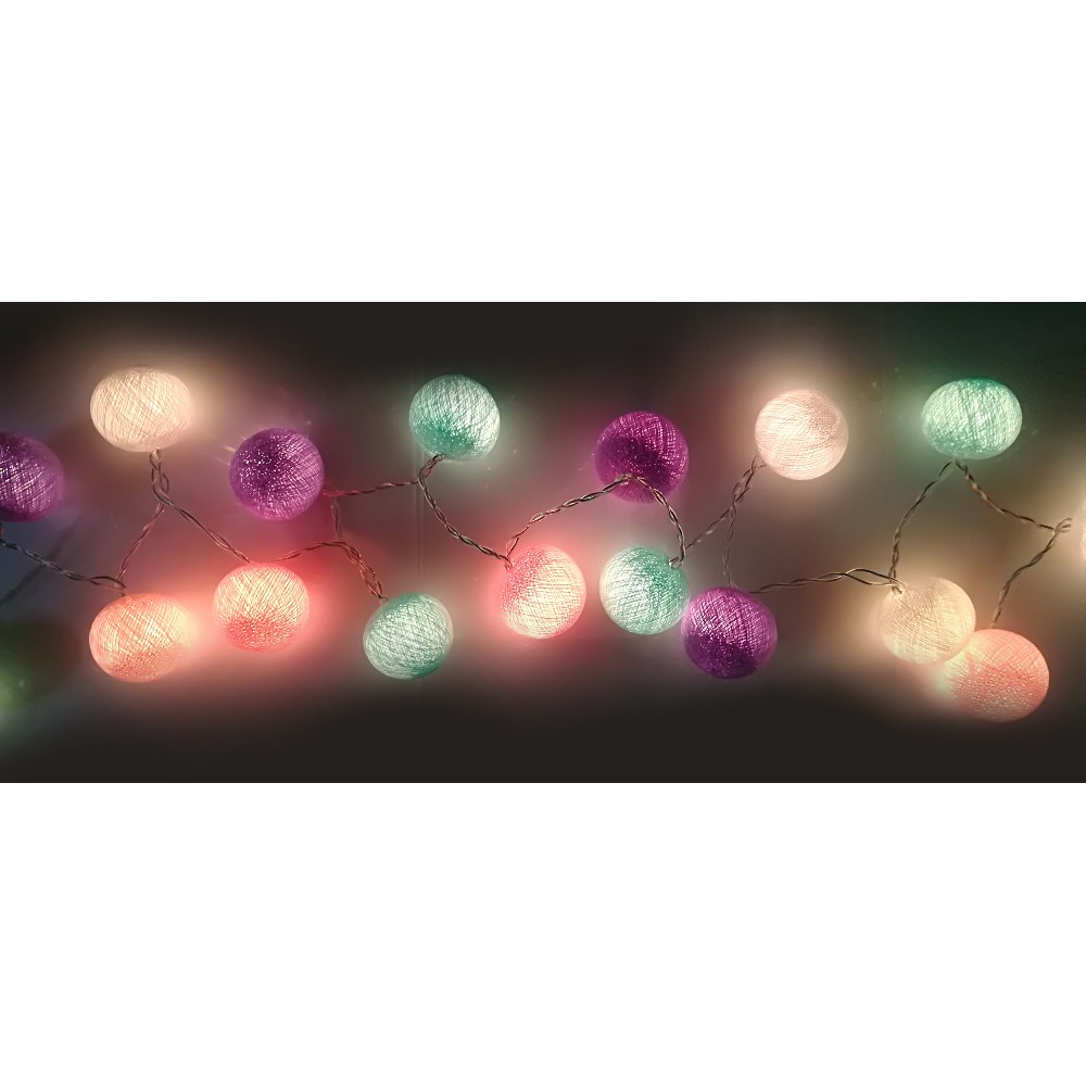 Έτοιμη Διακοσμητική Γιρλάντα Beelights Με Φωτάκια Σε Χρωματισμούς Lavender DIMMABLE