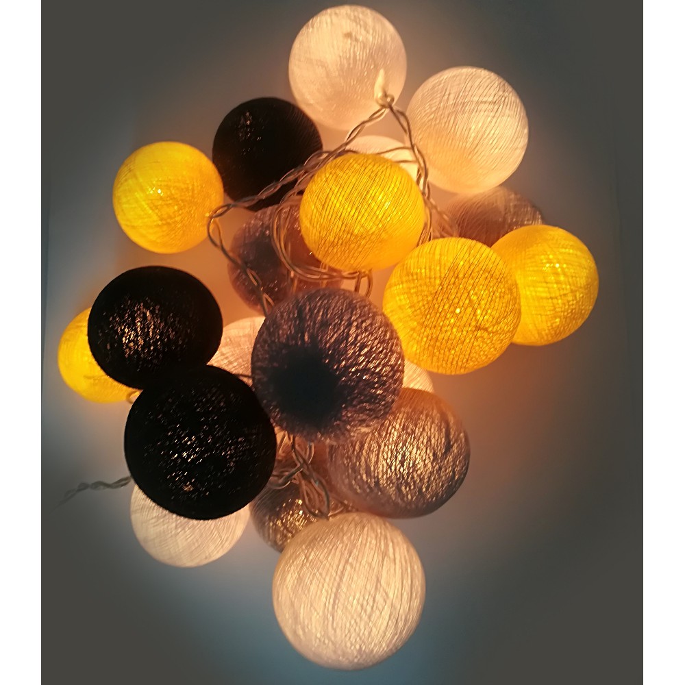Έτοιμη Διακοσμητική Γιρλάντα Beelights Με Φωτάκια Σε Χρωματισμούς Lemonfresh